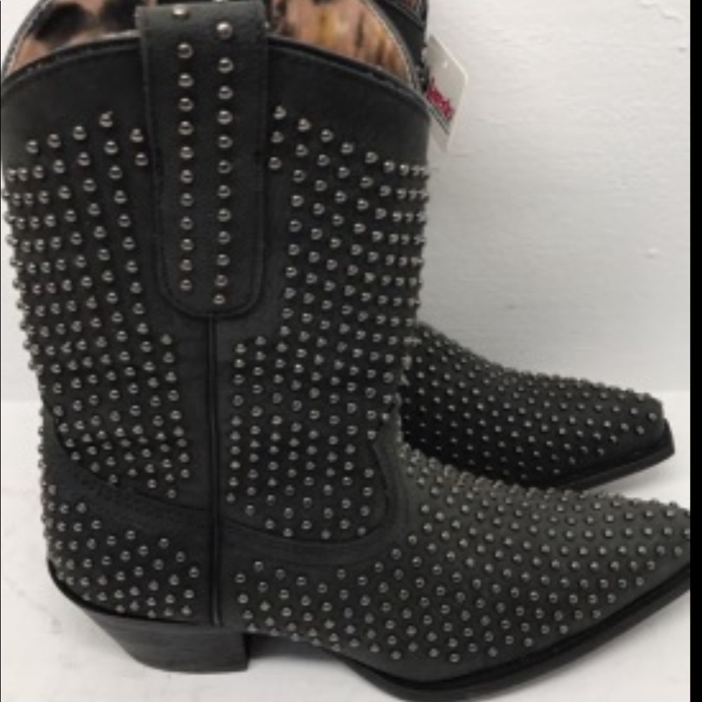 STUDDED COWBOY BOOTS BOOTS - Picture 6 of 8